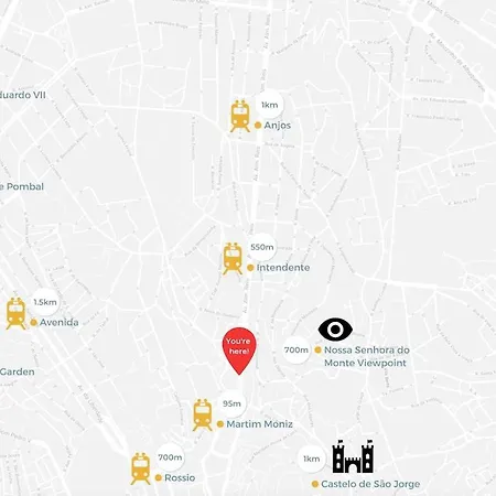 Elegant 2br + Gourmet Kitchen | Mid-term * Lisboa